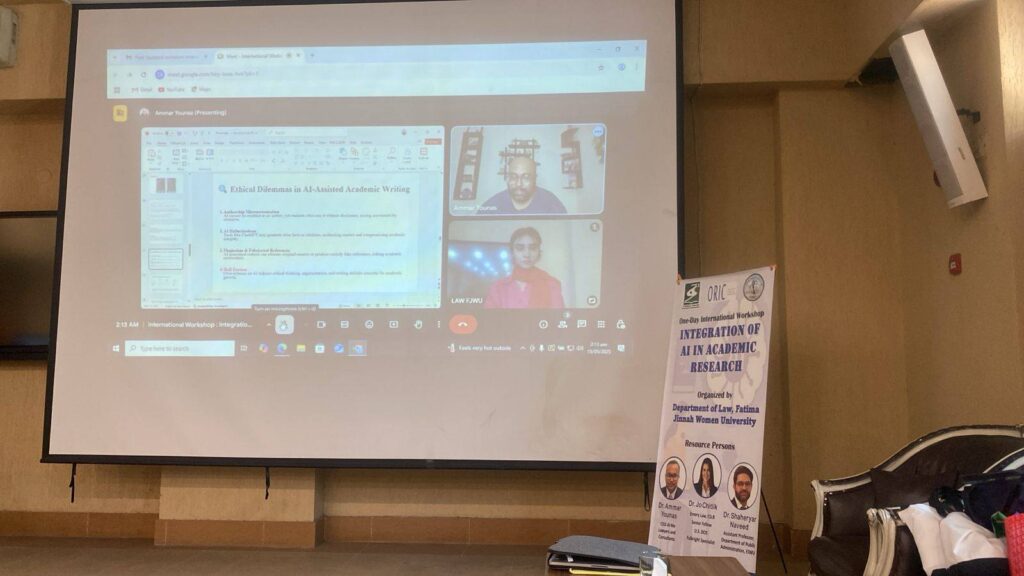 Ai Mo Lawyers Invited as Key Resource at FJWU’s International Workshop on AI in Academia
